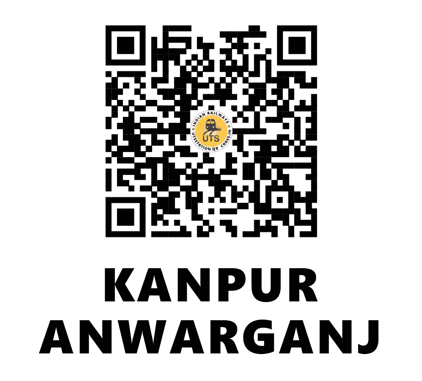 UTS QR Code for KANPUR ANWARGANJ - CPA - NC (UTTAR PRADESH)